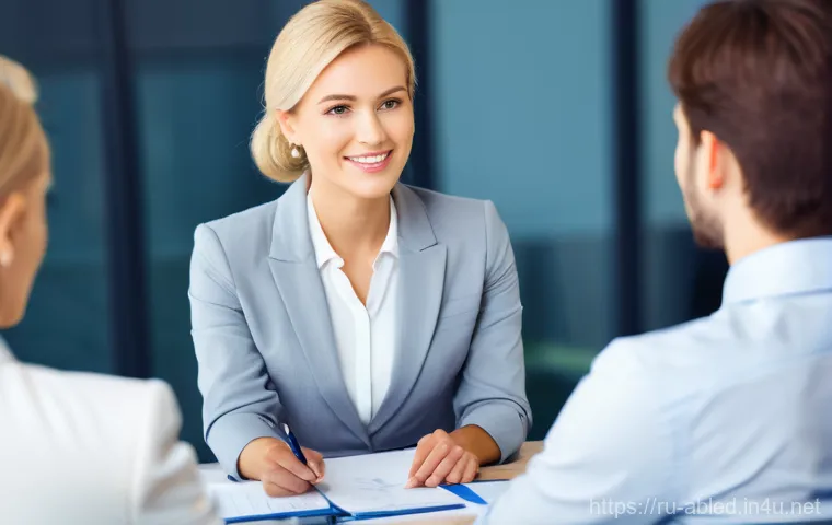 장애인상담사 이직 시 중요한 점 - Here are three image generation prompts in English, designed to be detailed and adhere to all safety...