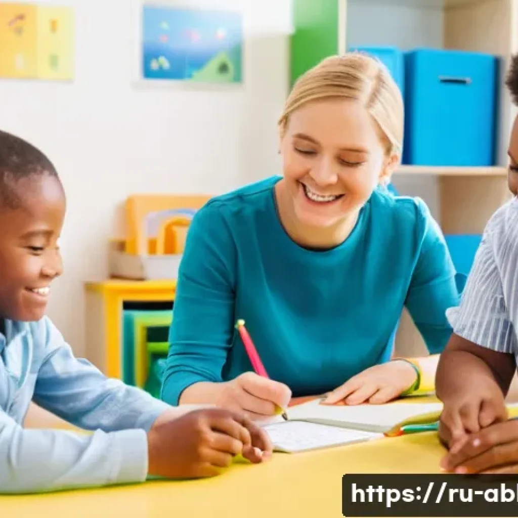 장애인상담사 채용 시장 동향 - **Image Prompt: Inclusive Learning Journey**
    A bright, modern classroom or therapy room, filled ...